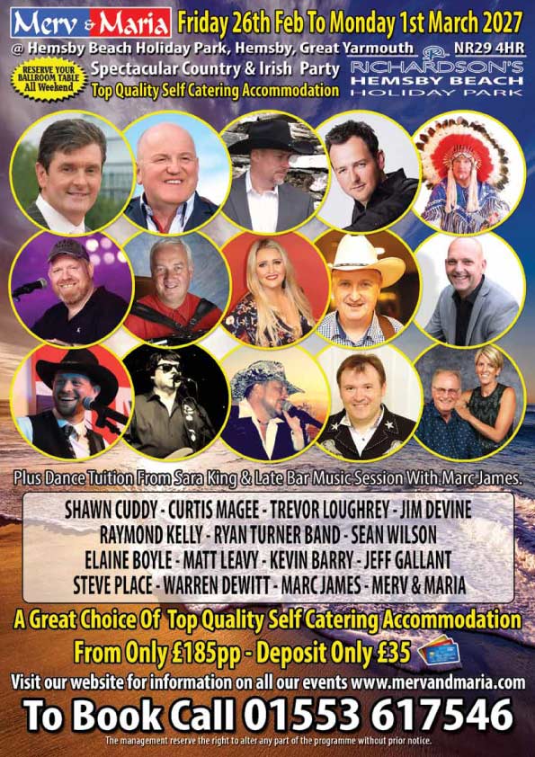 Hemsby Country & Irish Party Weekend Festival