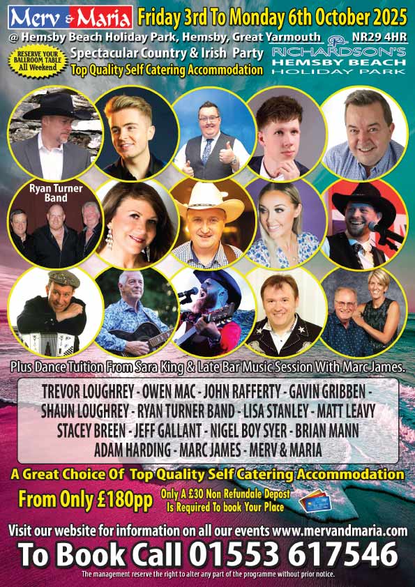 Hemsby Country & Irish Party Weekend Festival