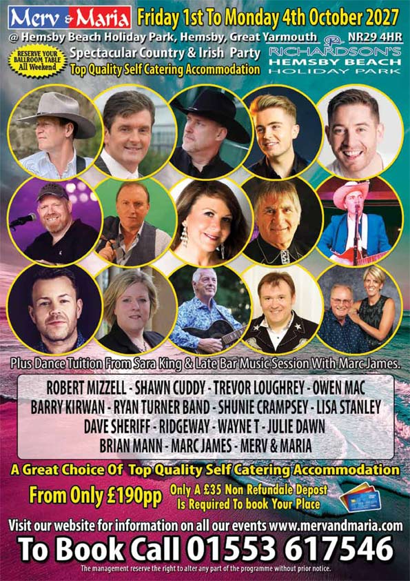 Hemsby Country & Irish Party Weekend Festival